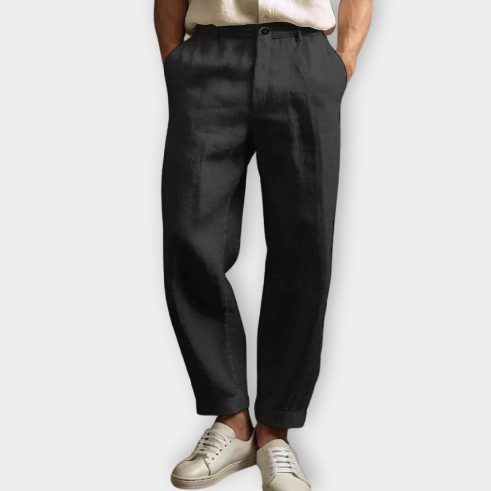 LUXURY LINEN PANTS ITALIAN STYLE