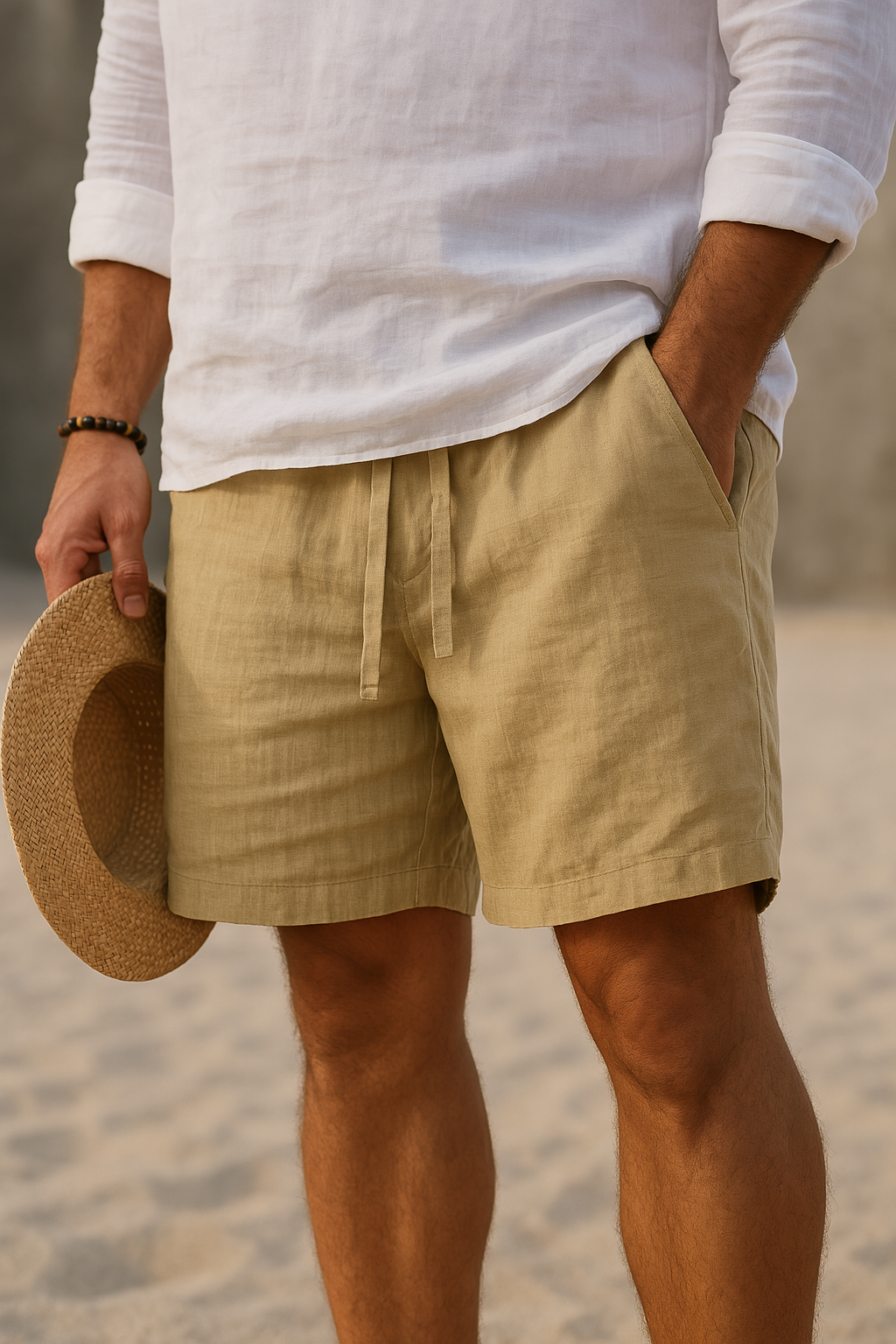 COTTON-LINEN PANTS