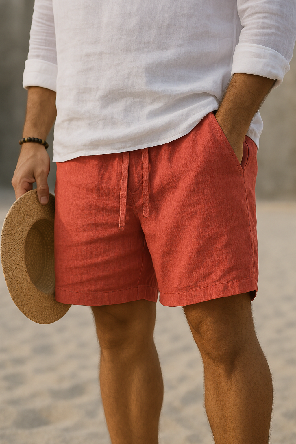 COTTON-LINEN PANTS
