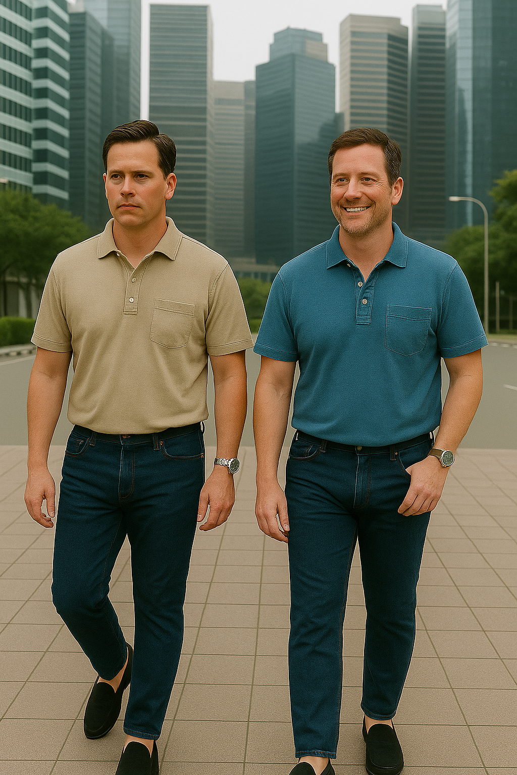 TAN & CO | VINTAGE CASUAL POLOSHIRT