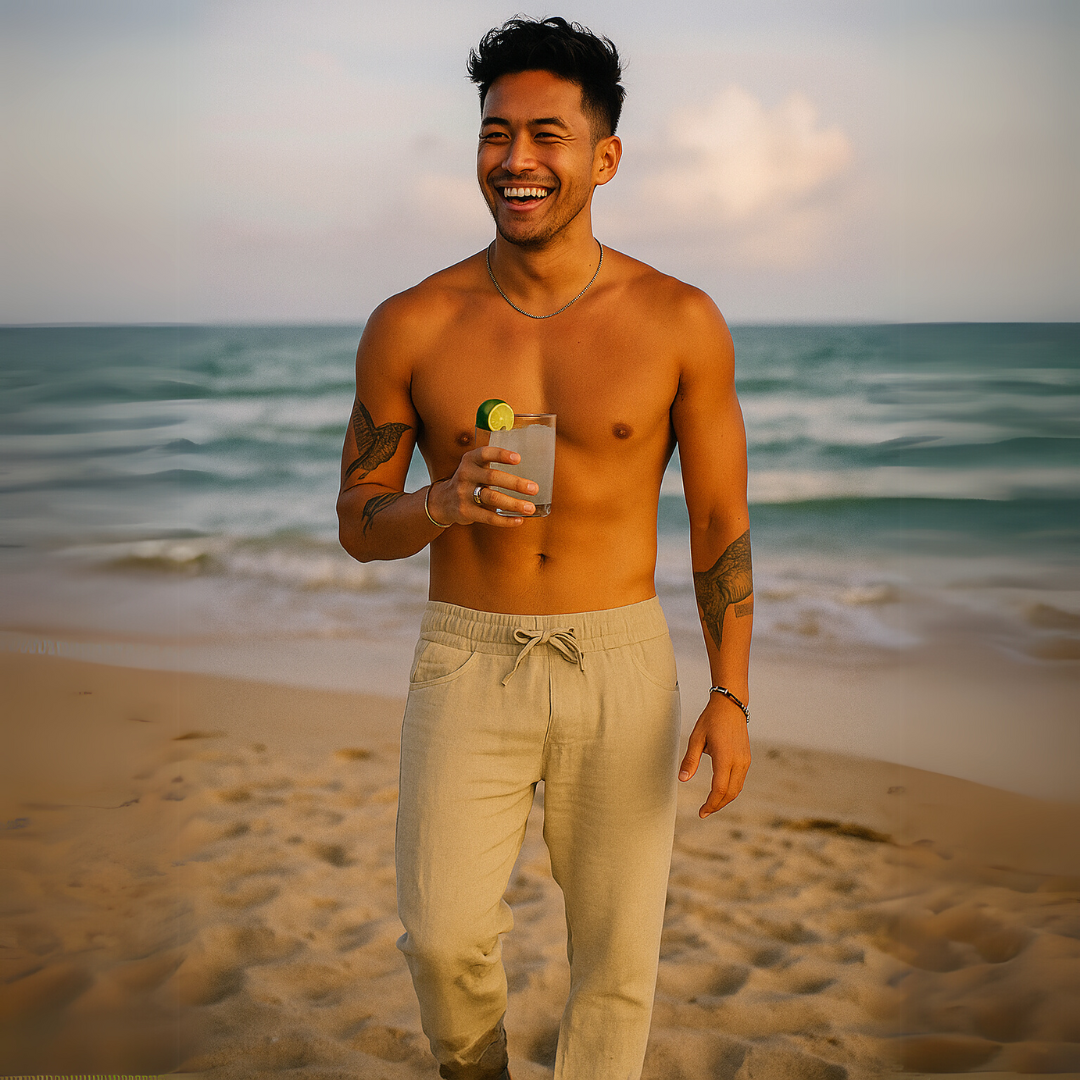 JON | LINEN BEACH PANTS