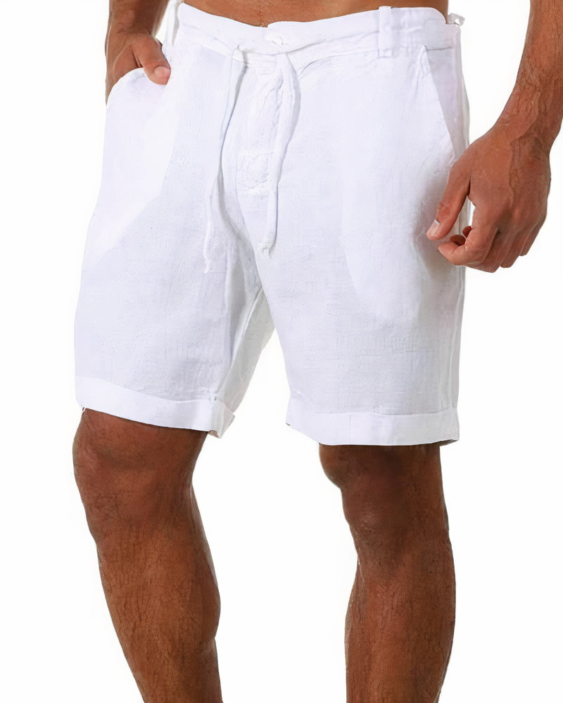 LINEN SHORTS