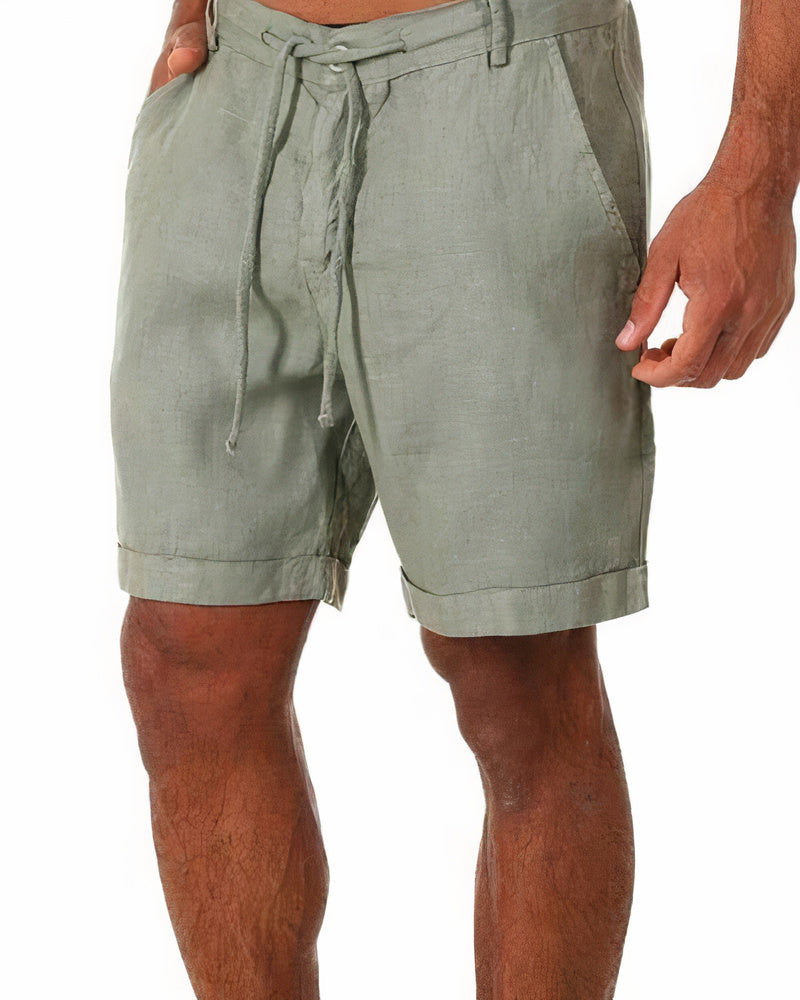 LINEN SHORTS