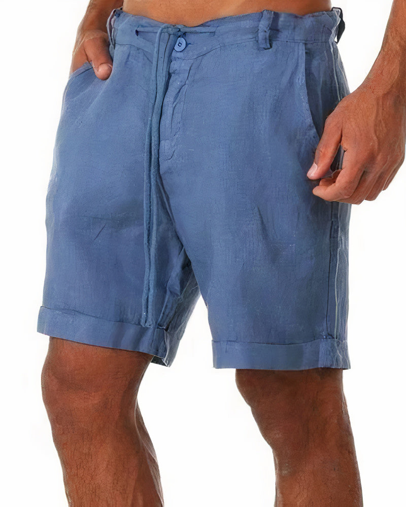 LINEN SHORTS