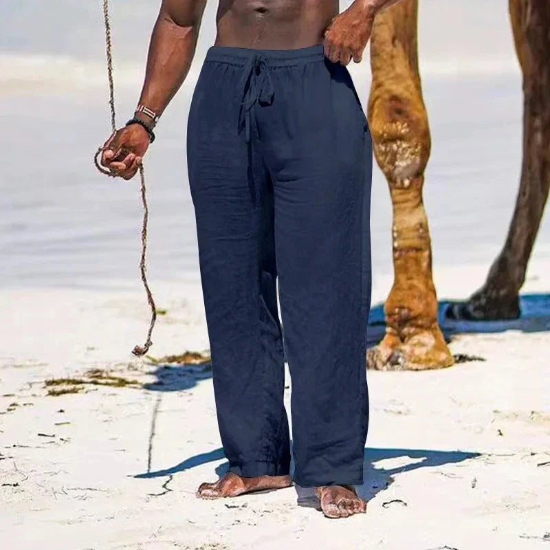 LINEN BEACH PANTS