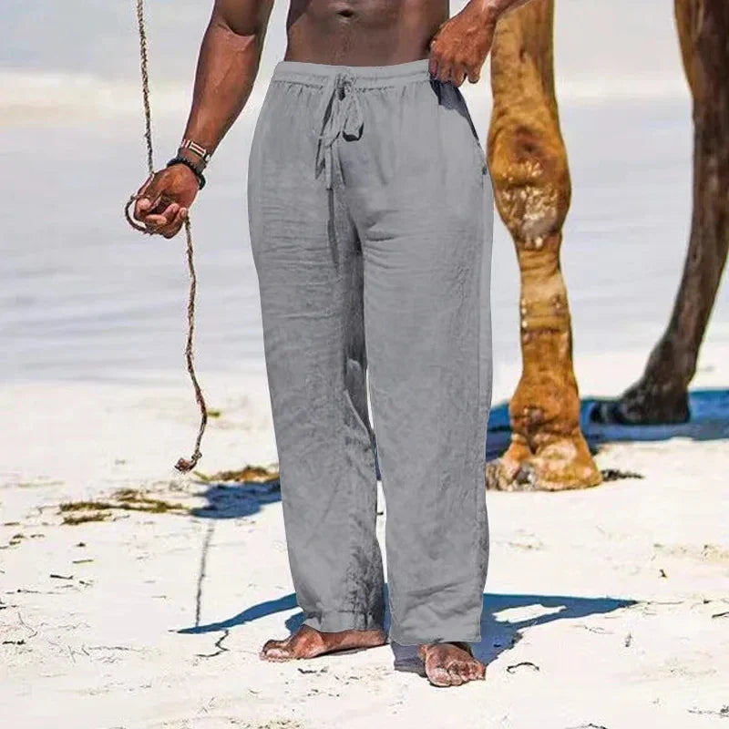 LINEN BEACH PANTS
