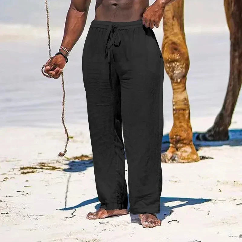 LINEN BEACH PANTS