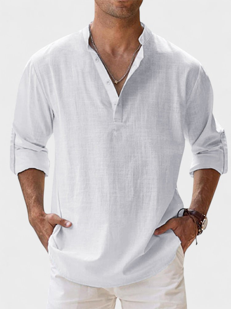 MARK | BREATHABLE LINEN SHIRT