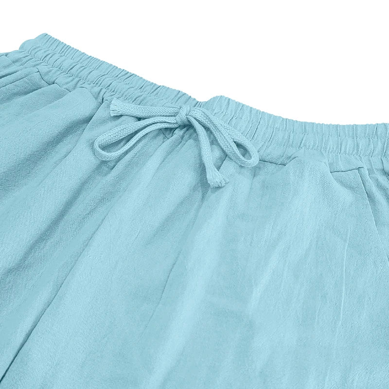 LINEN OCEAN PANTS