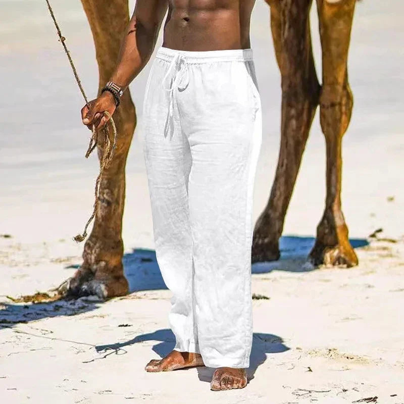 LINEN BEACH PANTS