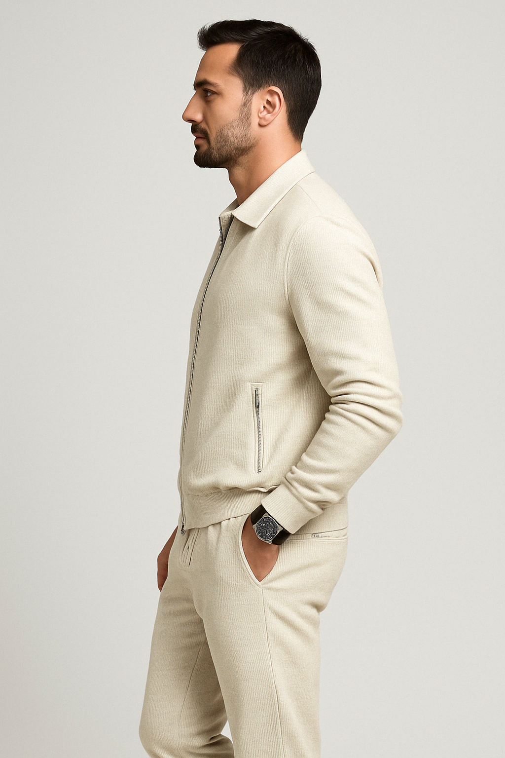 DARIO | COMPLETE SUIT WITH ZIP VEST