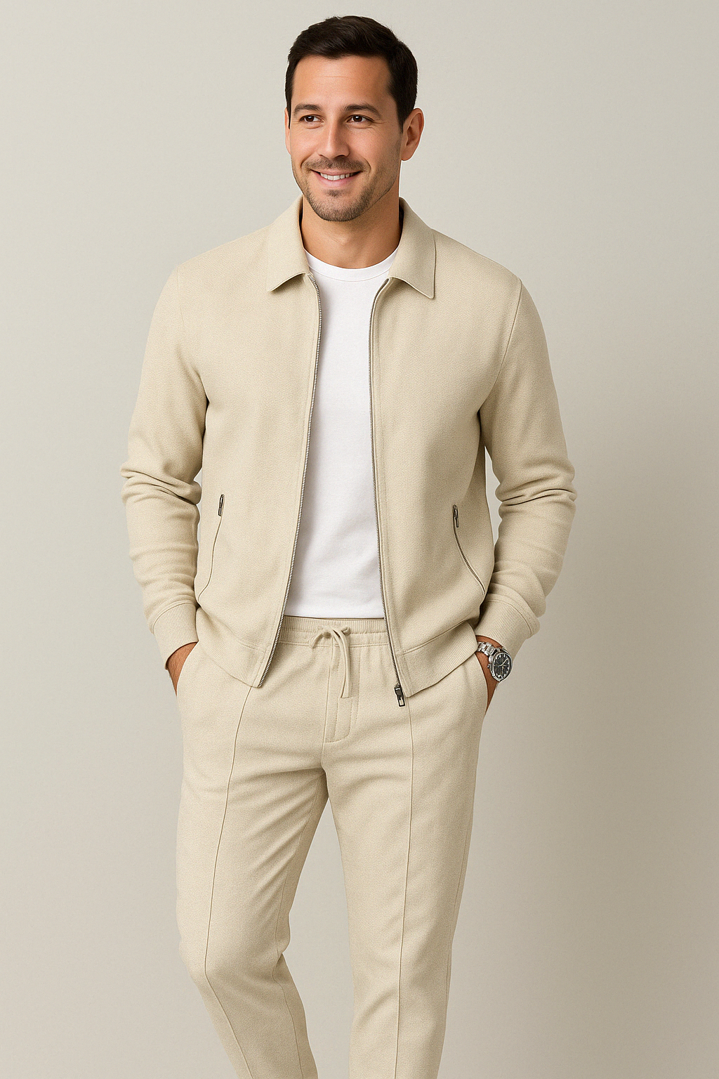 DARIO | COMPLETE SUIT WITH ZIP VEST