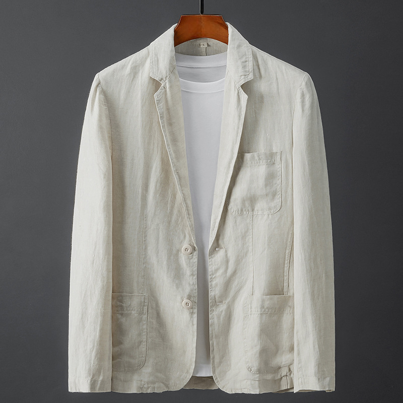 MAURIZIO | LINEN AND COTTON BLAZER